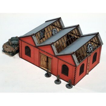Folding Terrain: Small Brick Factory Folding Terrain: Small Brick Factory
