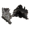 2x L-Shaped Necrotek Ruin (Gunmetal)
