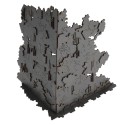 Large L-shaped Necrotek Ruin 2 (Gunmetal)
