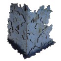 Large L-shaped Necrotek Ruin 1 (Blued Steel)