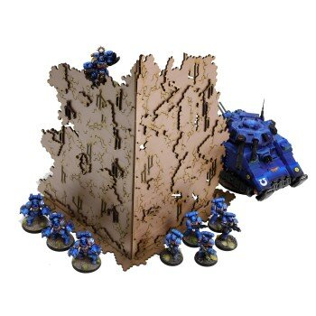 Large L-shaped Necrotek Ruin 1 (Copper)