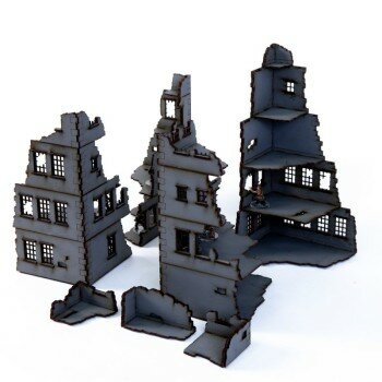 SLD: Tabletop of Cover (4x4 Table) - Corner Ruins