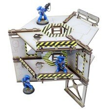 Promethium Forge Bulkhead Raised Hexagonal Platform Set