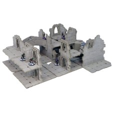 Frozen City Ruins - Two-Storey Ruins Set