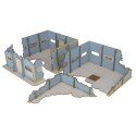 Urban Military Base U-Shape Ruined Building 2