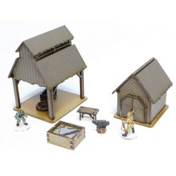 Russian Village - Smithy and Tool Shed 