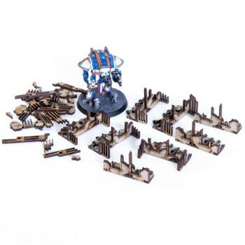 8x Destroyed Micro Scale Walls 2 8x Destroyed Micro Scale Walls 2