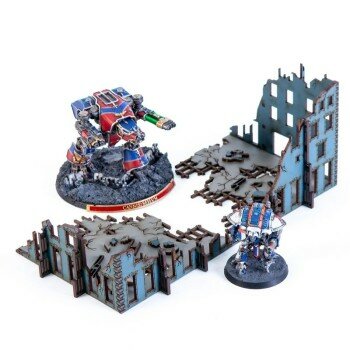 2x Destroyed Micro Scale Arcade Hab Block 2x Destroyed Micro Scale Arcade Hab Block