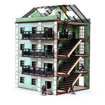 Pavlov’s House Middle Block (Damaged)