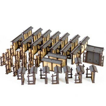 Yamashiro Fort - Wall & Gate Set