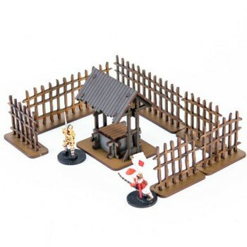 Yamashiro Fort - Palisade & Well Set