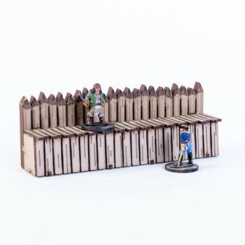 6" Long Stockade Wall 6" Long Stockade Wall