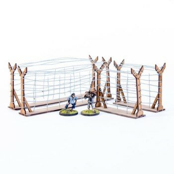 Straight Barbed Wire Fences