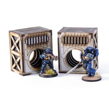Bulkhead Tunnel x2 (Grey)