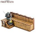 Straight Palisade Walls With Steps