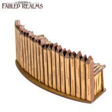 Curved Palisade Wall
