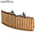Curved Palisade Wall