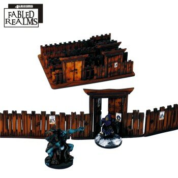 Fabled Realm Village Fencing With Gates