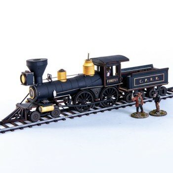 19th C. American Steam Locomotive (Black) 19th C. American Steam Locomotive (Black)