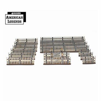 Weathered Wood Picket Fences