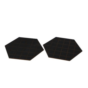 Industrial Sector Hex Bases (Black x2)