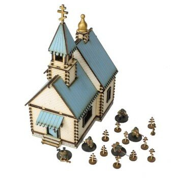Russian Village - Orthodox Church (White) Russian Village - Orthodox Church (White)