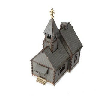Russian Village - Orthodox Church (Brown) Russian Village - Orthodox Church (Brown)